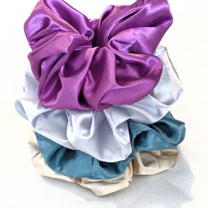 Plush Satin Scrunchies